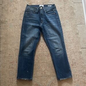 Frame Denim Le Piper in Blue Sky.